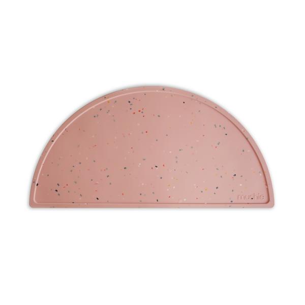 Mushie Silicone Place Mat Powder Pink Confetti