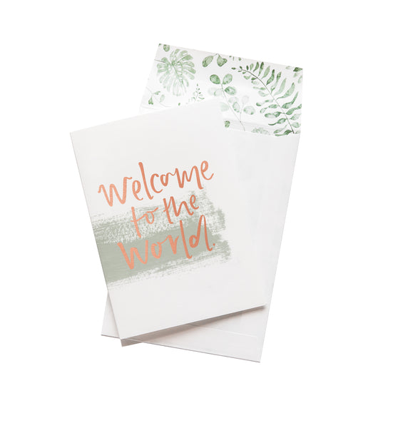 Baby Gift Card - Welcome To The World