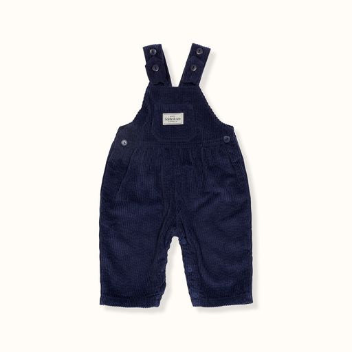 Goldie and Ace Sammy Corduroy Overalls Navy