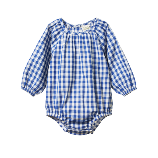 Nature Baby Meadow Bodysuit Isle Blue Check