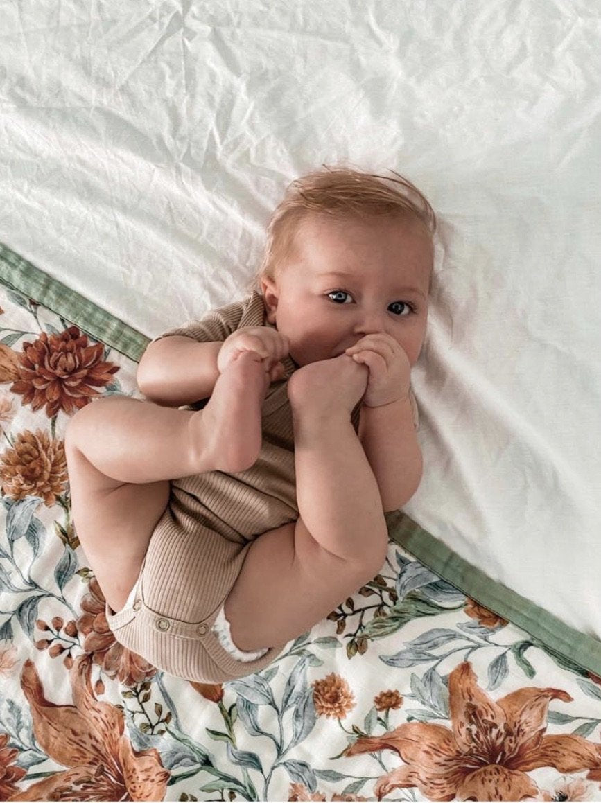 Pop Ya Tot Reversible Cot Quilt Le Piccadilly Tiny Sprout