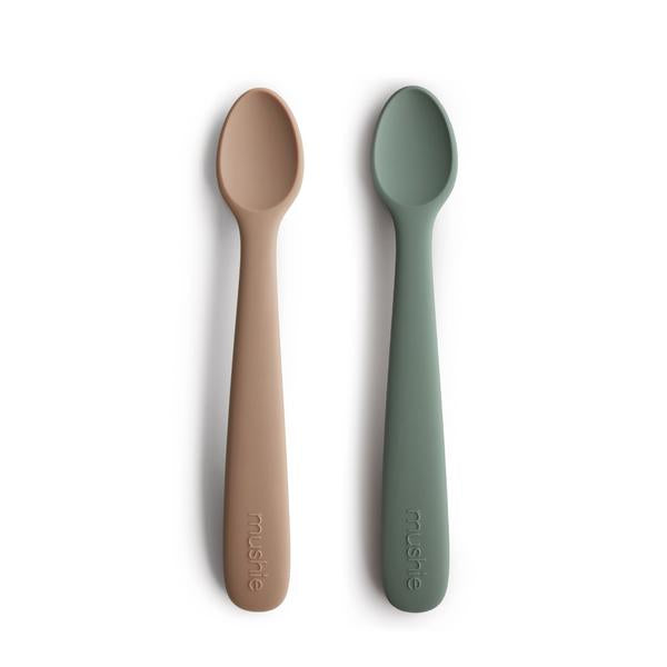 Mushie Silicone Feeding Spoons Dried Thyme / Natural