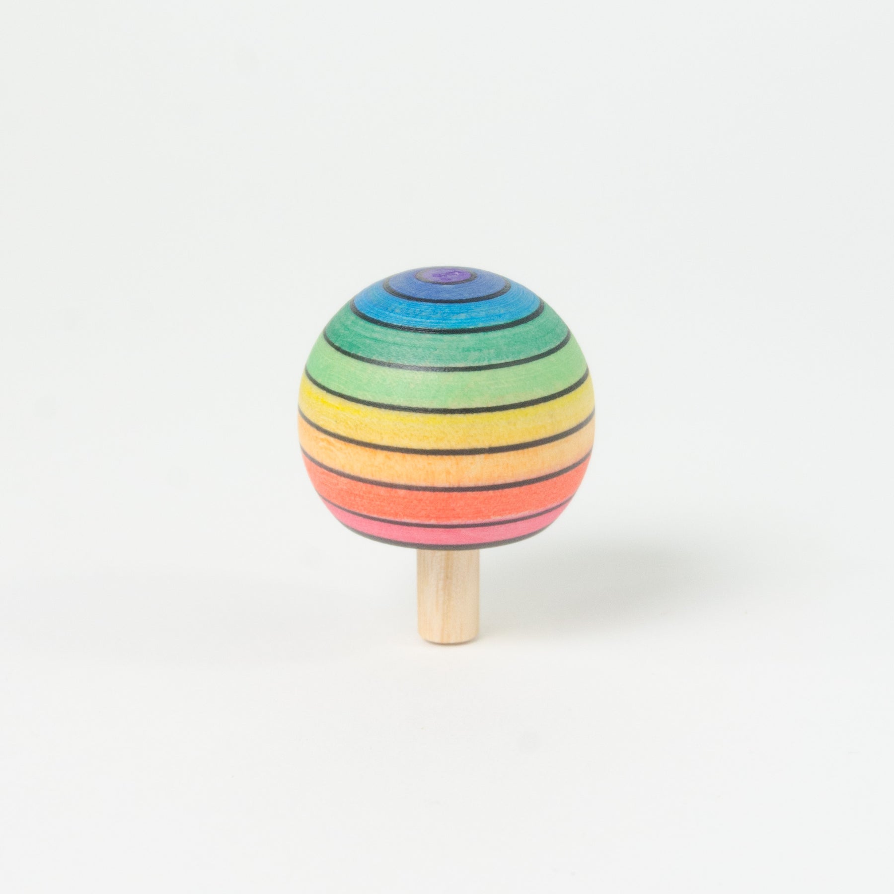 Mader Turn Top Spinning Top Rainbow | Tiny Sprout