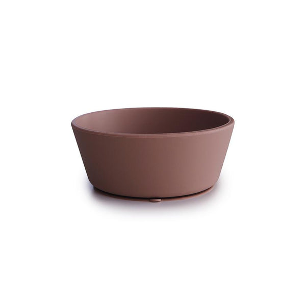 Mushie Suction Silicone Bowl Cloudy Mauve