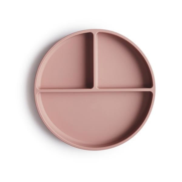 Mushie Suction Silicone Plate Blush