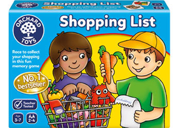 Orchard Games Shopping List