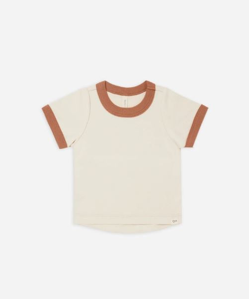 Quincy Mae Ringer Tee Natural