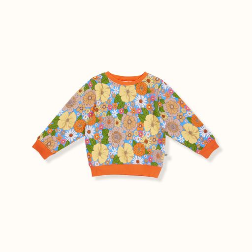 Goldie and Ace Relaxed Sweater Zoe Floral Muli